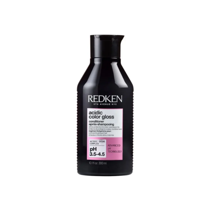 Acid color gloss conditioner
