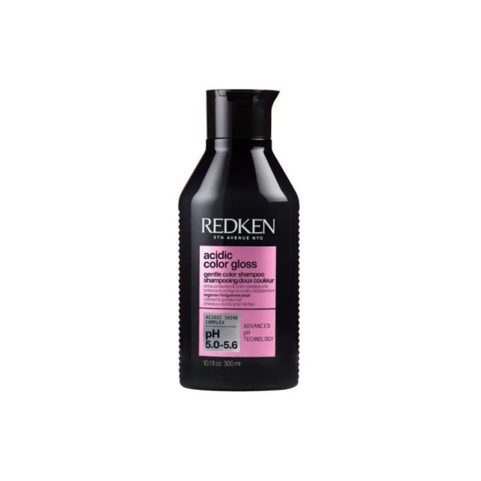Acid color gloss shampoo