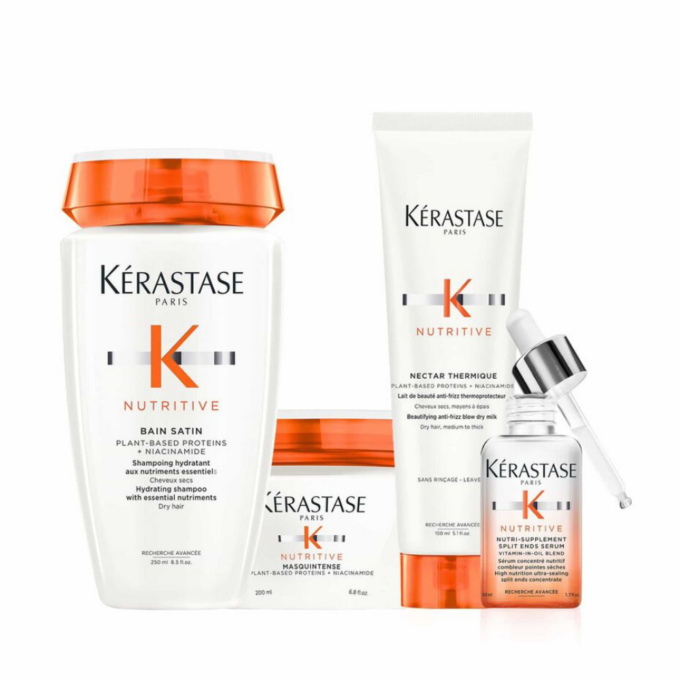 Kit nutritive per capelli molto secchi